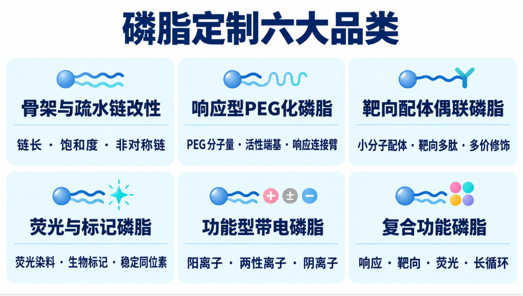 磷脂分子设计定制，功能化磷脂衍生物合成服务（全流程科研级定制）