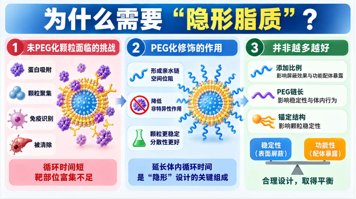 长循环PEG磷脂（隐形脂质原料）定制：从结构设计到产品选择