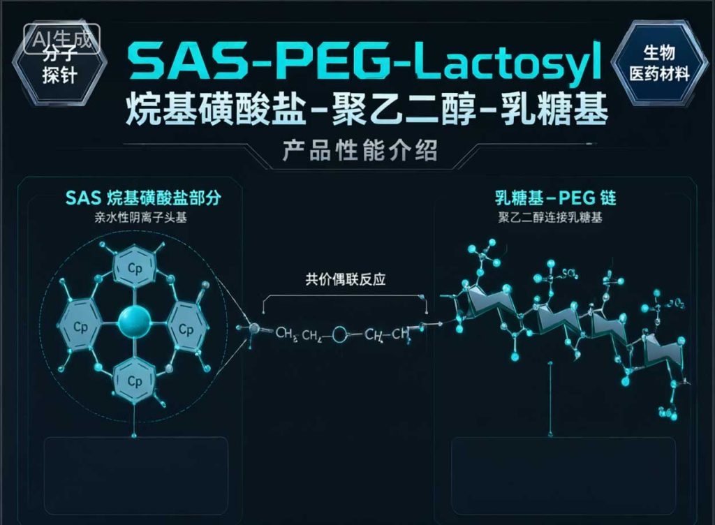 SAS-PEG-Lactosyl，烷基磺酸盐-聚乙二醇-乳糖基产品性能介绍