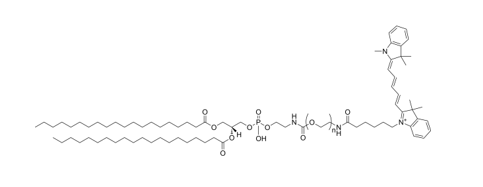 DSPE-PEG-Cy5，Cy5-PEG-DSPE，磷脂-聚乙二醇-Cy5，荧光脂质纳米载体新手入门介绍